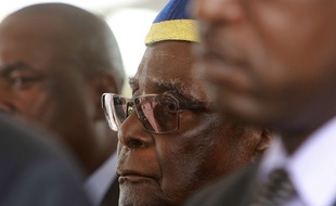 Le président du Zimbabwe, Robert Mugaben
a été destitué de son parti le 17 novembre 2017.