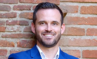 Quentin Lamotte, 32 ans, est le candidat du RN dans la course au Capitole de Toulouse.