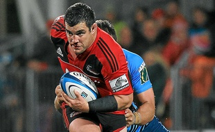 Le futur talonneur stadiste avec les Canterbury Crusaders, en juillet 2012.