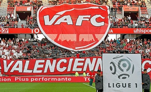 Stade du Hainaut, à Valenciennes, du temps de la Ligue 1.