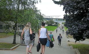 Le campus de Rennes-II à Villejean