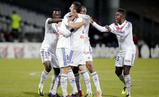 La joie des Lyonnais, le 18 décembre 2013 à Gerland.