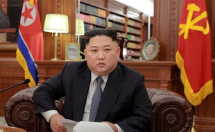 Kim Jong-un, le 1er janvier 2019.