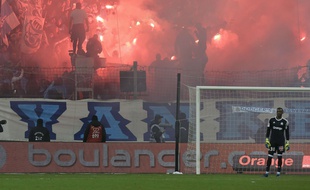 Les Yankee étaient placés dans le bas du virage nord.