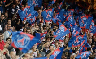 Des supporters du PSG le 18 août 2013 au Parc des Princes.