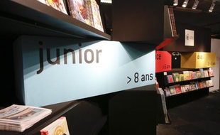Le 29e Salon du livre jeunesse de Montreuil (Seine-Saint-Denis), le 26 novembre 2013.