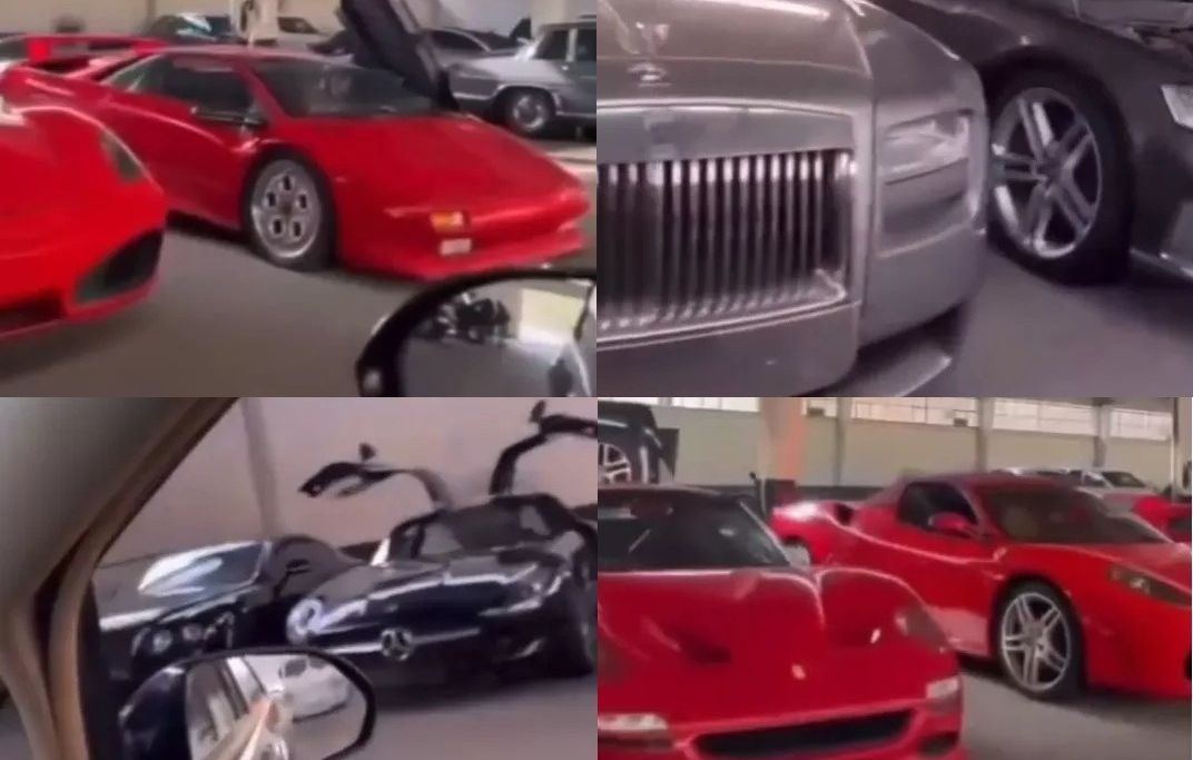 Syrie Ferrari, campingcar… Les véhicules découverts dans le garage du palais de Bachar alAssad