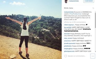 Instagram de Lea Michele posté le 26 août 2015