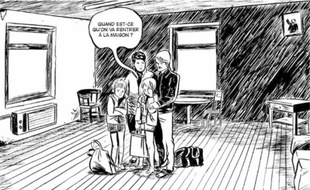 Anna, Vladimir et leurs enfants évacués après l'explosion nucléaire.