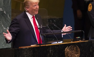 Donald Trump s'exprimait pour la deuxième fois devant l'assemblée générale des Nations Unies.