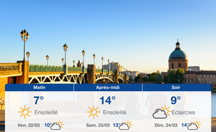 Météo Toulouse: Prévisions du jeudi 21 mars 2019