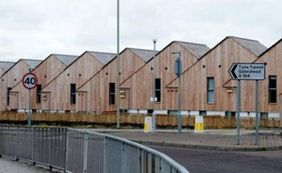 La rue écolo de Sinclair Meadows, à South Shields, en Angleterre.