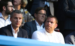 Sylvain Armand ici avec l'ancien président du Stade Rennais Olivier Létang.