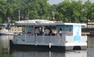 Le nouveau Navibus à hydrogène, à Nantes