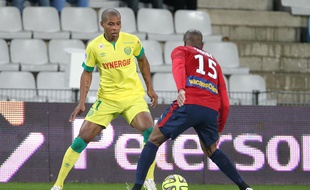 L'attaquant nantais Johan Audel.