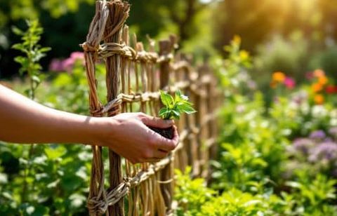 Adieu vis-à-vis ! Comment vos branches coupées vont devenir la barrière naturelle la plus astucieuse de l’été (et vous faire oublier les déchets verts)