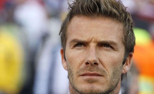 David Beckham à Bloemfontein en Afrique du sud, le 27 juin 2010.