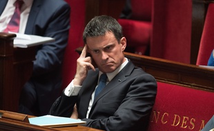 Manuel Valls à l'Assemblée nationale, le 13 juillet 2016.