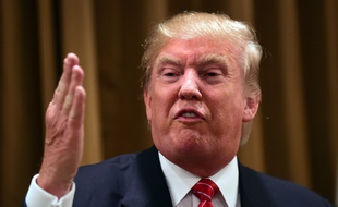 Le candidat républicain Donald Trump, le 10 juillet 2015 à Los Angeles.