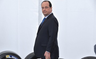 François Hollande à Clermont-Ferrand, le 18 avril 2014.