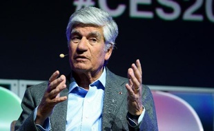 Le patron de Publicis, Maurice Lévy, en janvier 2014, lors d'un Salon à Las Vegas