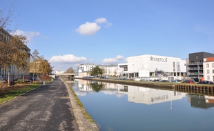 Le canal de jonction de Nancy (illustration).