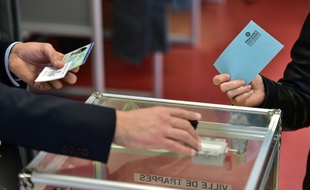Un bureau de vote en France (illustration)