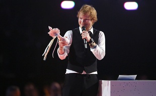 Ed Sheeran a reçu le prix de l'artiste masculin et celui du meilleur album britannique lors des Brit Awards 2015 le 25 février.