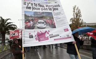 Les salariés de «Nice-Matin» en novembre 2013