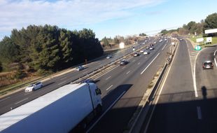 L'A9, à Montpellier.