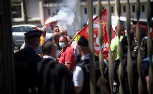 A Caudan dans le Morbihan, la Fonderie de Bretagne est occupée depuis fin avril par des salariés.