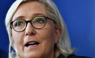 Marine Le Pen, le 8 octobre 2018 à Rome en Italie.