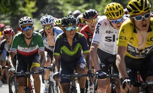 Chris Froome et ses rivaux sur la Planche des Belles Filles
