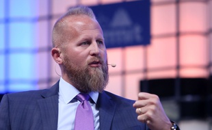 Brad Parscale, directeur du Numérique de Donald Trump pendant la campagne, le 8 novembre 2017 au Web Summit de Lisbonne.