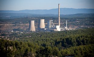 Gardanne le 22 septembre 2011 - La centrale thermique