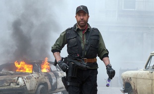 L’acteur américain Chuck Norris dans «The Expendables 2», sorti en 2012.