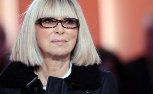 Mireille Darc en décembre 2012, sur le plateau du «Grand Journal».