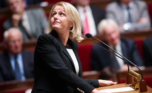 Barbara Pompili, co-présidente du groupe EELV à l'Assemblée nationale, le 2 octobre 20102.