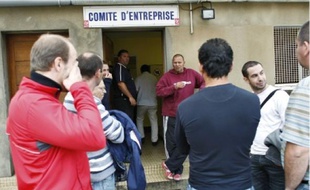 Six mois après la liquidation, la CGT a présenté le projet de reprise d'activité, hier.