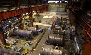 Dans l'usine Areva de Chalon/Saint-Marcel qui fournit les équipements lourds aux centrales nucléaires
