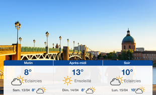 Météo Toulouse: Prévisions du vendredi 12 avril 2019