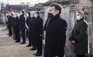 Emmanuel Macron, le 8 janvier 2020 à Jarnac.