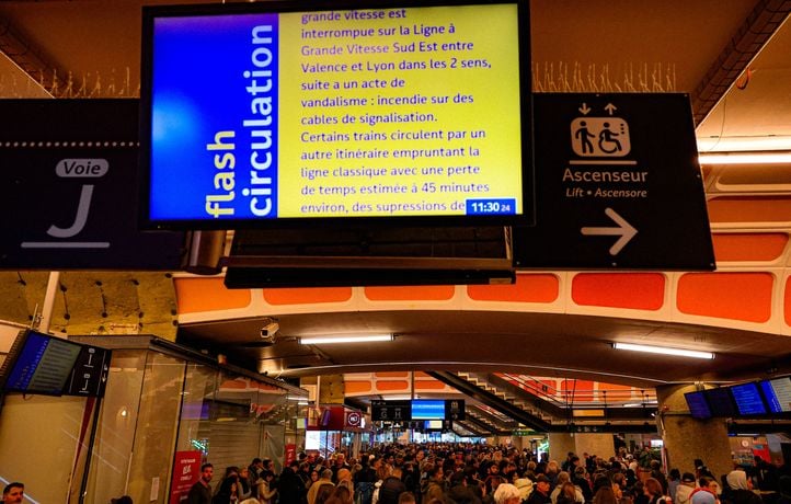 La piste de l’ultragauche privilégiée après le sabotage de la ligne Sud-Est