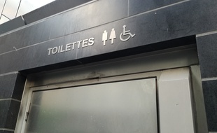 Les sanisettes du square de Gaulle, à Toulouse.