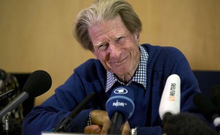 Le prix Nobel de médecine 2012 John Gurdon s'est exprimé à Londres après l'annonce de sa dictinction, le 8 octobre.