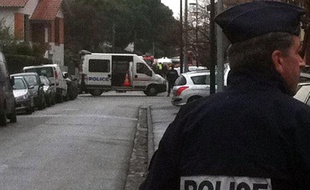 Chemin coin de la Moure où le tueur au scooter s'est retranché à Toulouse, le 21 mars 2012.