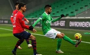 Après trois mois à l'écart, Ryad Boudebouz a retrouvé le Chaudron pour la première fois, dimanche face au Losc.