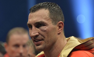 Wladimir Klitschko après son combat contre Tyson Fury le 29 novembre 2015.