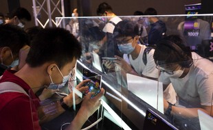 Lors de la rencontre Animation, Comic, Game à Hong Kong, le 24 juillet 2021.