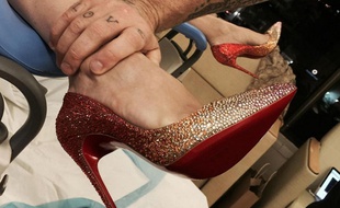 La femme de Robbie Williams en plein accouchement le 27 octobre 2014.